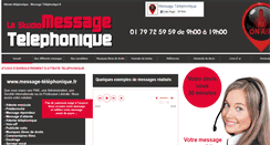 Desktop Screenshot of message-telephonique.fr