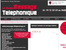 Tablet Screenshot of message-telephonique.fr